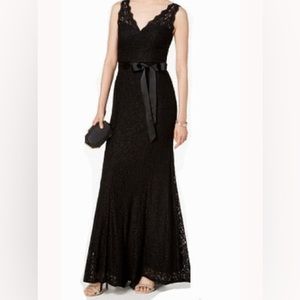 Adrianna Papell, Sleeveless Lace Evening Dress - Size 14
